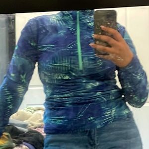 Blue and teal athletic NIKE Jacket